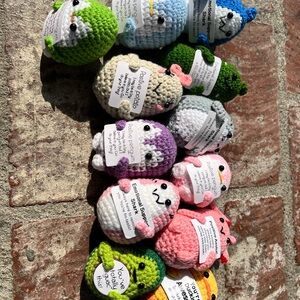 Mini 3” Crochet Stuffed Animals